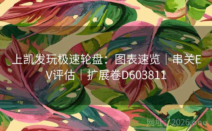 上凯发玩极速轮盘：图表速览｜串关EV评估｜扩展卷D603811